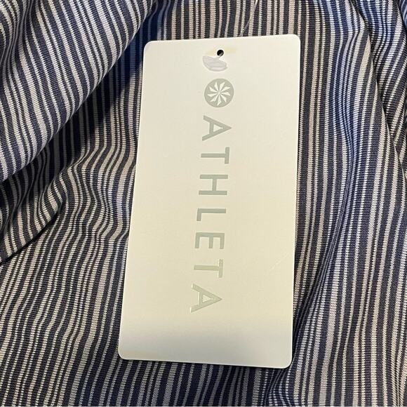 Athleta Cloudlight‎ Striped Muscle Tank NWT Size 1X - Picture 4 of 7